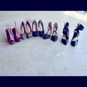 Great condition size 7 Steve Madden Zara and Aldo. Perfect for casual and dressy